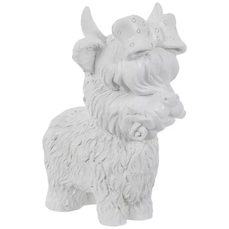 HL Craft Supply - DIY Unfinished Adorable Resin Highland Cows 3pc Set