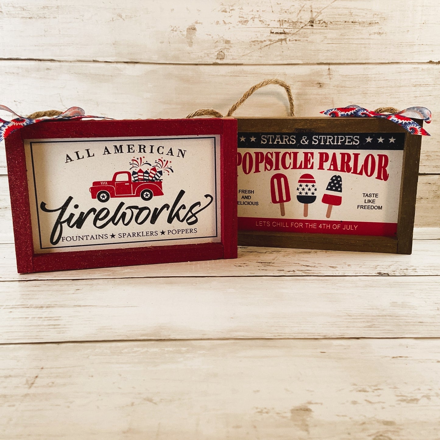 AGD Patriotic Decor - July 4th Firecracker Popsicle  Cookie Tier tray