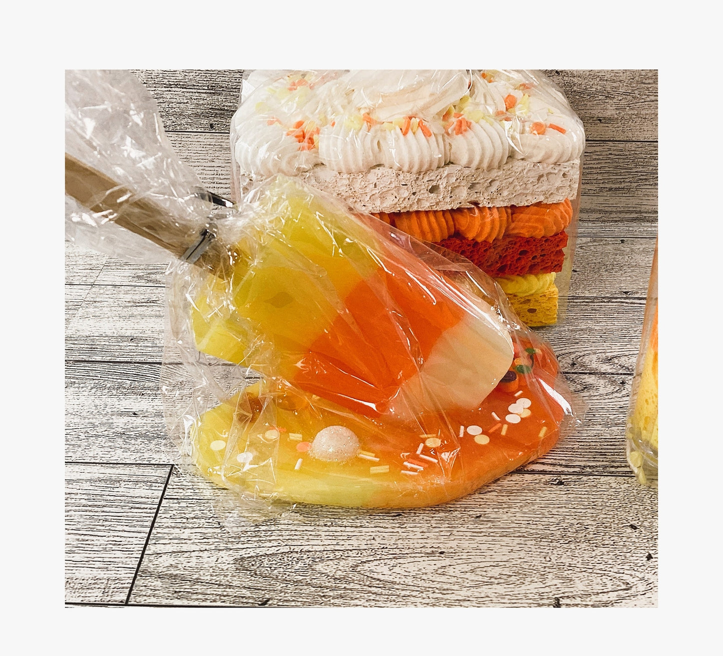 AGD Halloween Decor - Fake Artificial Candy Corn Food 5pc Tier Tray Set