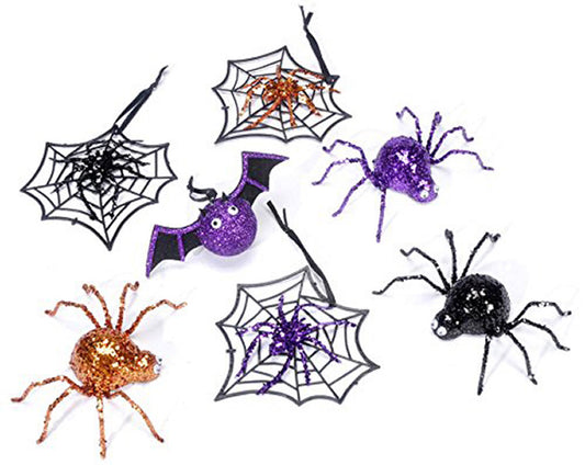 Darice Halloween Ornament 8 Assorted Styles and/or Colors 16pc Set