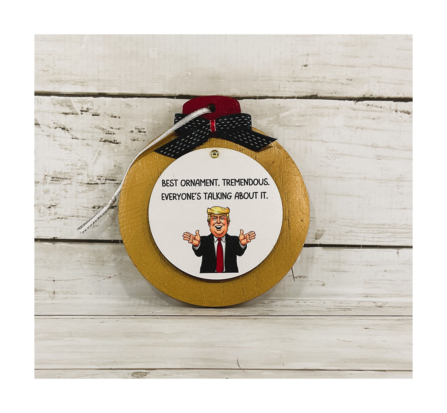 AGD Humor Gift  - Funny Donald Trump Tremendous Best Ornament