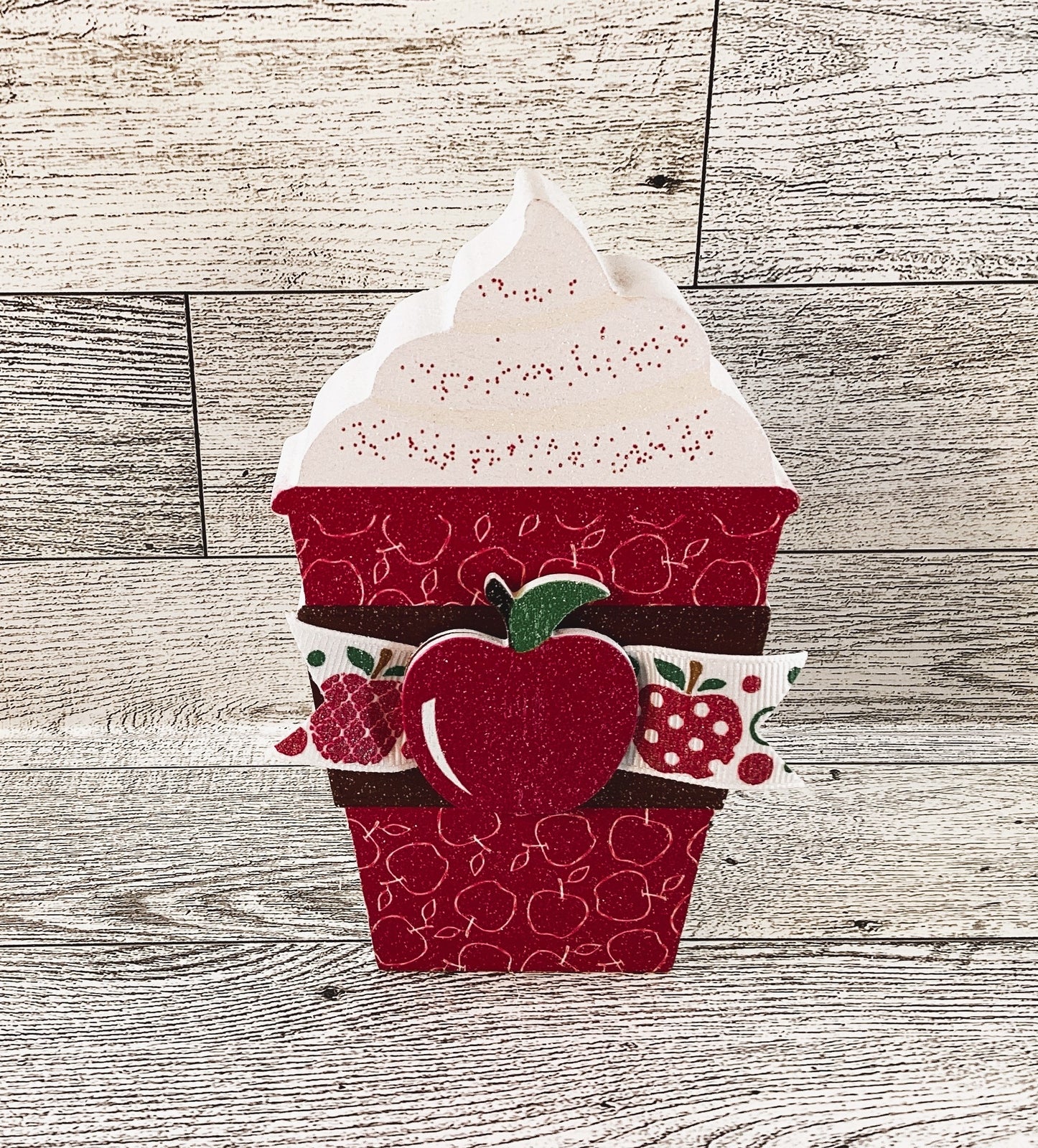 AGD  Fall Decor - Chunky Apple Pie Pie Recipe Sign Tier Tray 4pc Set