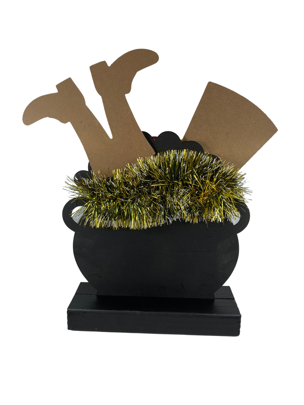 AGD Saint Patrick's Day Decor - Leprechaun Pot of Gold Tabletop Sitter