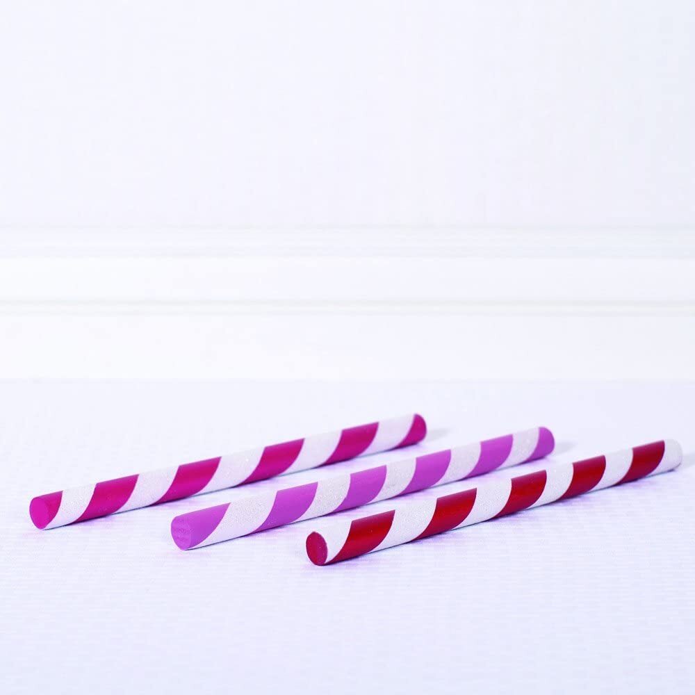 Adams Valentines Decor - Wood Pirouette Sticks Red Pink White 3pc Set