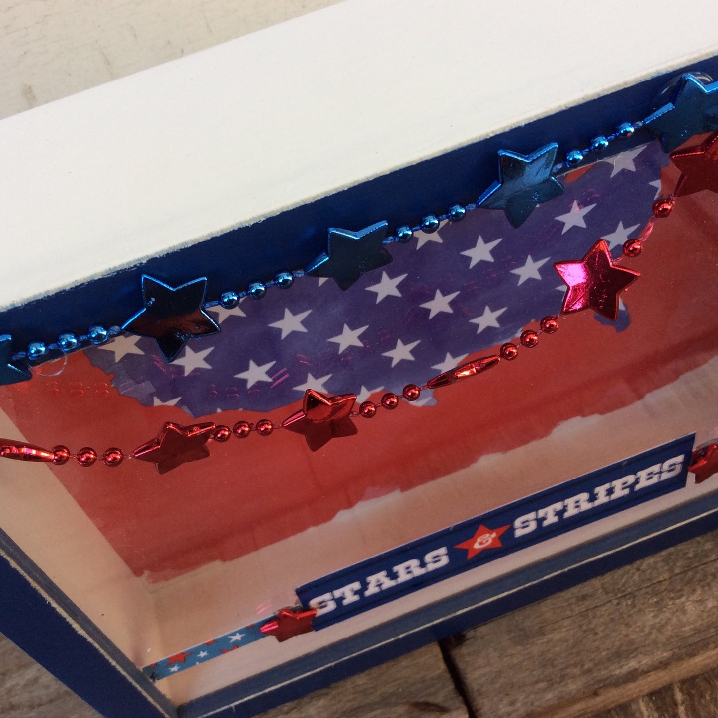 AGD Patriotic Decor - Stars and Stripes Box Shadow Sign