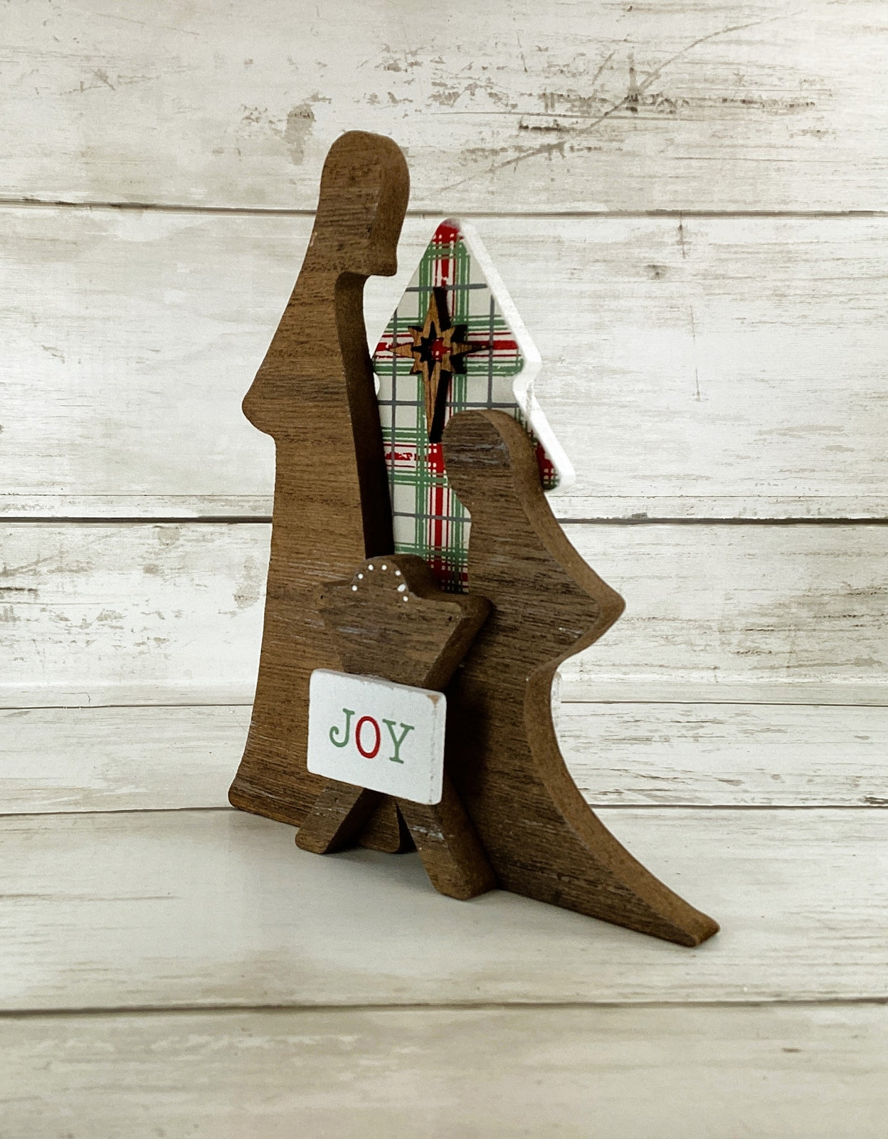 AGD Christmas Decor -  Small Joy Nativity Holy Family Manger Scene