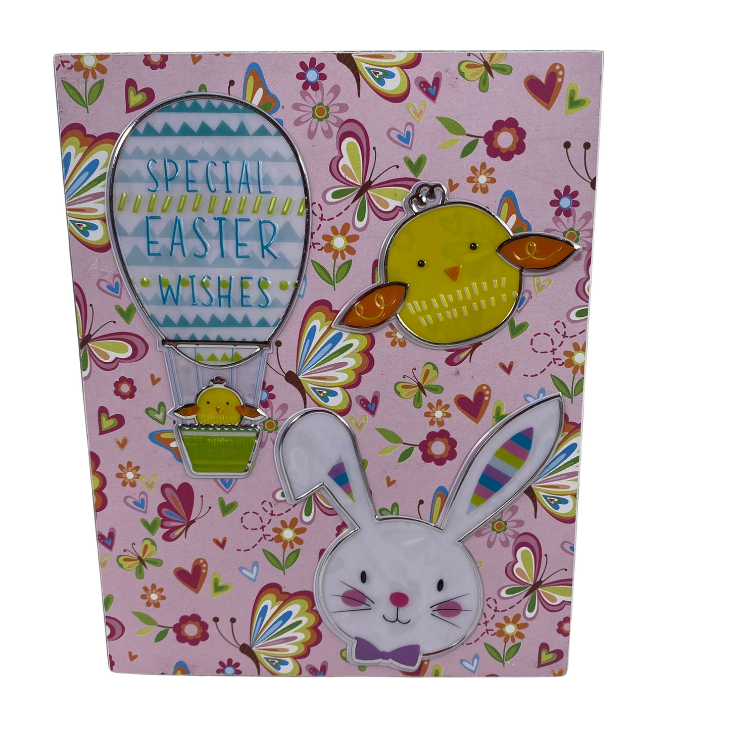 AGD Easter Decor - Peace Love and Jelly Beans Reversible Block Sign