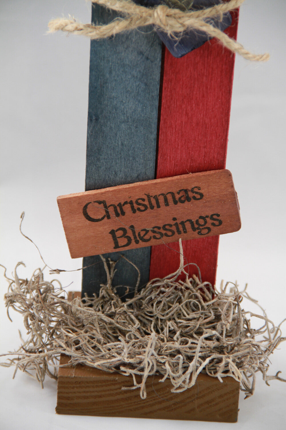  AGD Christmas Decor - Prim Wood Christmas Blessings #PSN-04