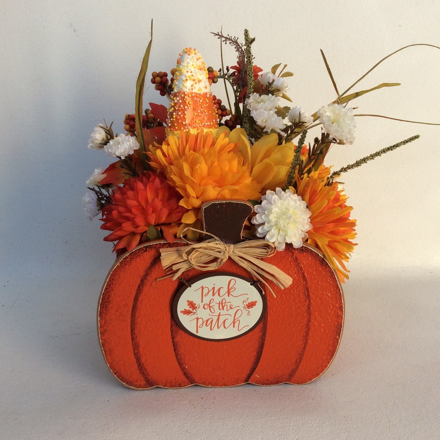 AGD Fall Decor - Pick of the Patch Pumpkin Artificial Floral Display