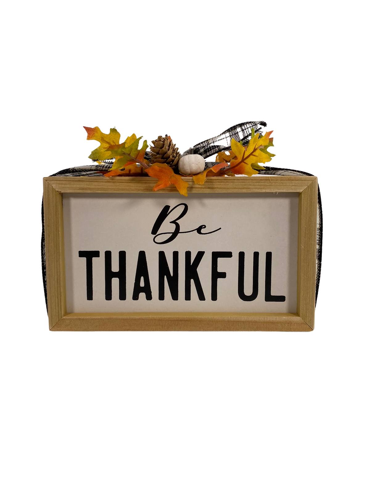 AGD Fall Decor - Fall Sweet Fall Give Thanks Reversible Inset Box Sign
