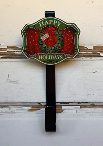 AGD Christmas Decor - Happy Holidays Wreath Door Hanger