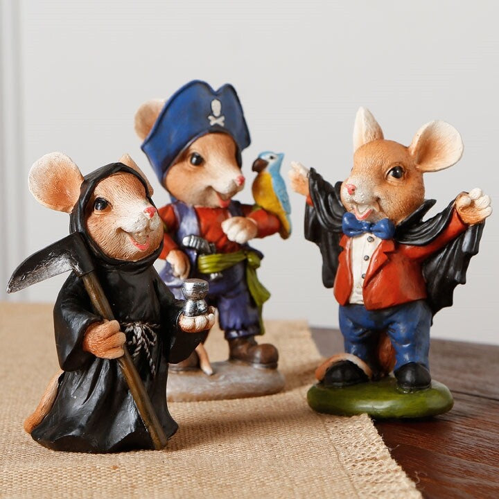 RAZ Imports 4.5" Halloween Mice (Set of Three)