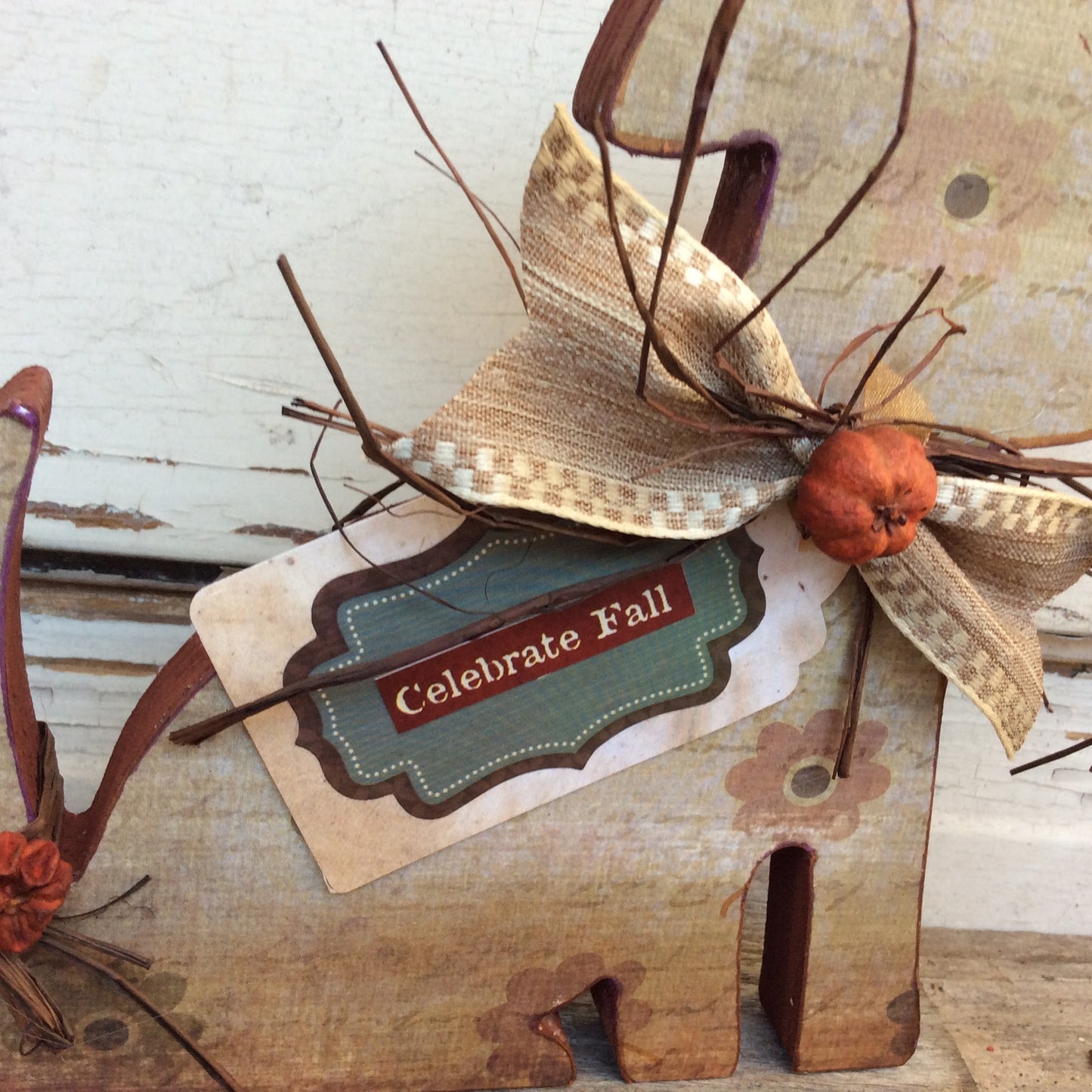 AGD Fall Decor - Celebrate Fall Prim Dog Display