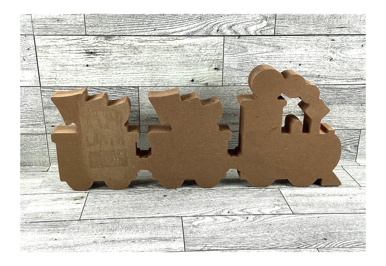 AGD Christmas Decor - Chunky Rocking Horse Train Bulbs Tier Tray 4pc Set