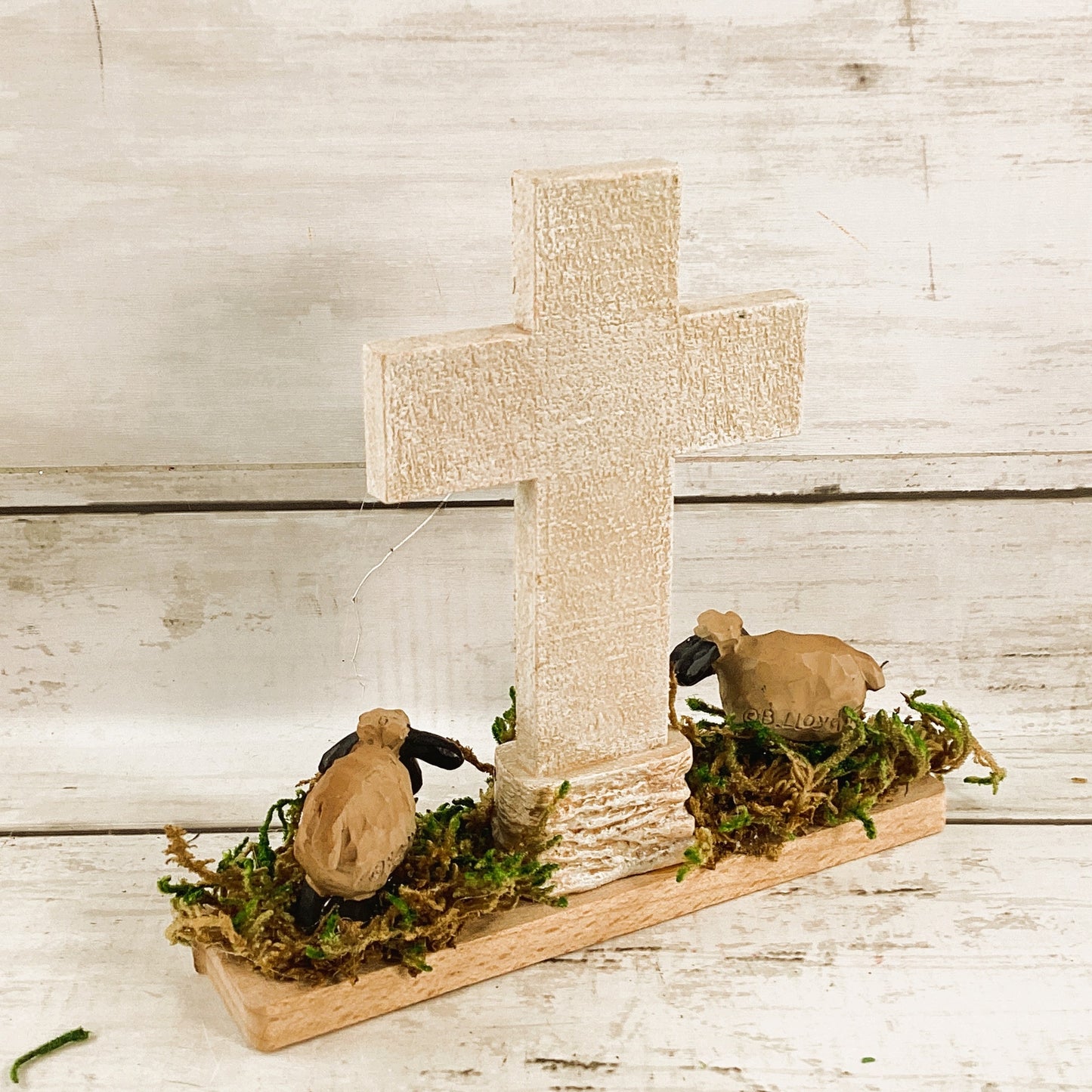 AGD Easter Decor -  LOVE Resurrection Sheep Display