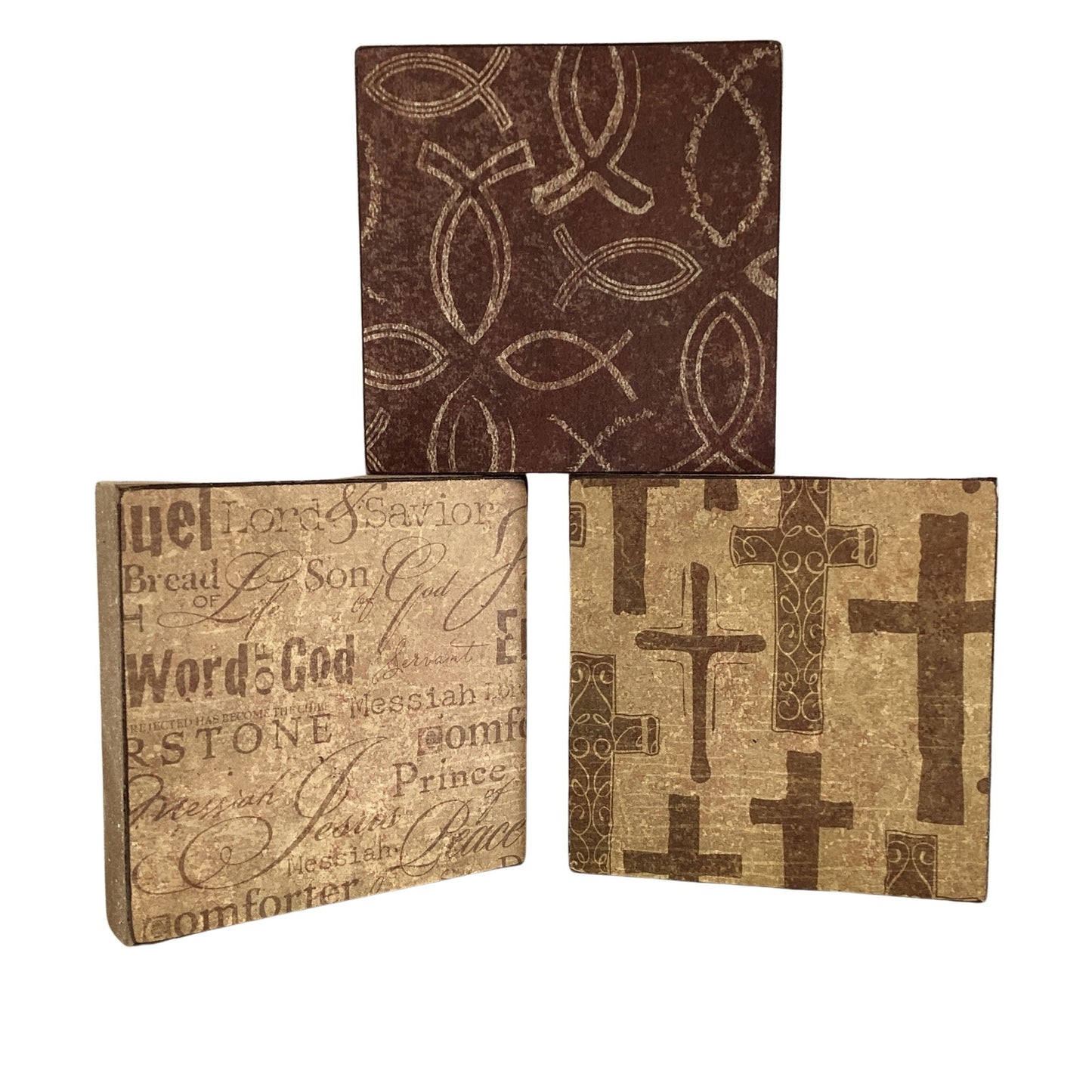 AGD Easter Decor - Jesus Lamb Resurrection Tomb Scene 4pc Set