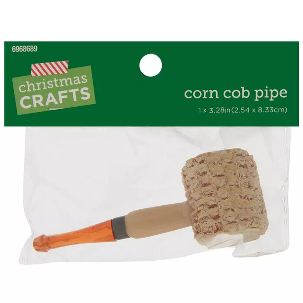 HL Christmas Craft Supply - Snowman Corn Cob Pipe