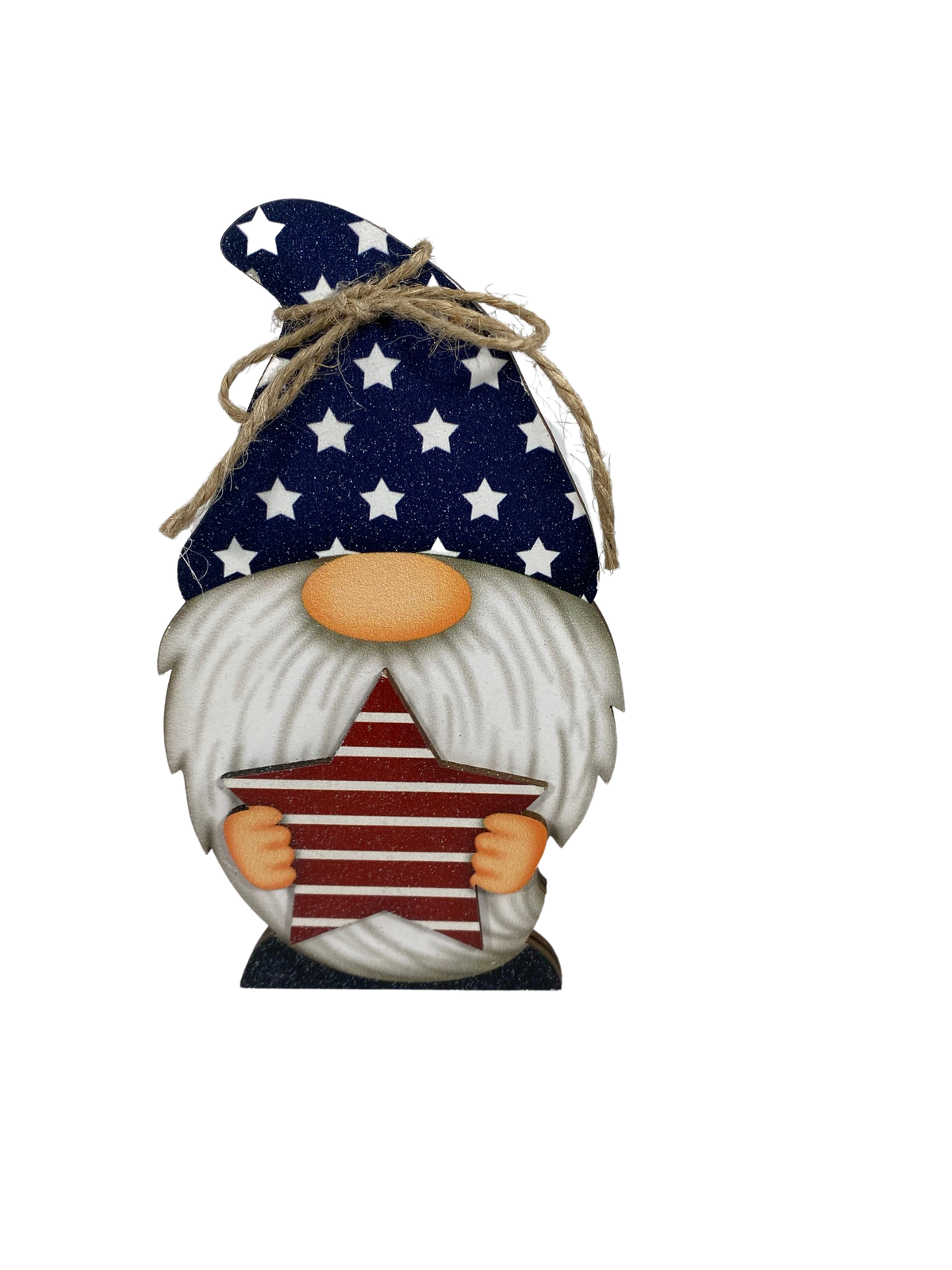 AGD Patriotic Decor - Gnomes Stars & Stripes Box Sign 3pc Set
