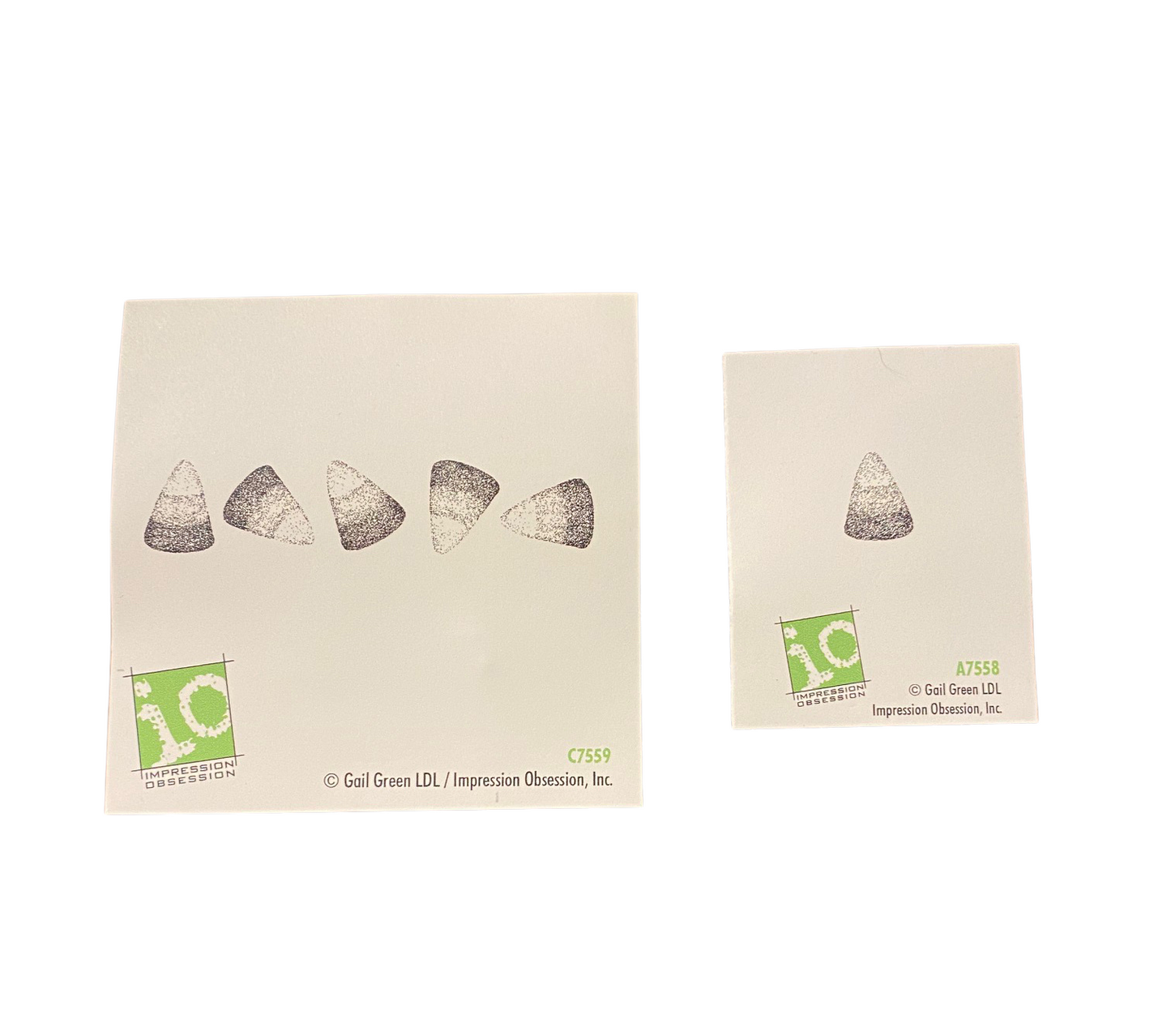 Impression Obsession - Candy Corn Halloween Theme 2pc.