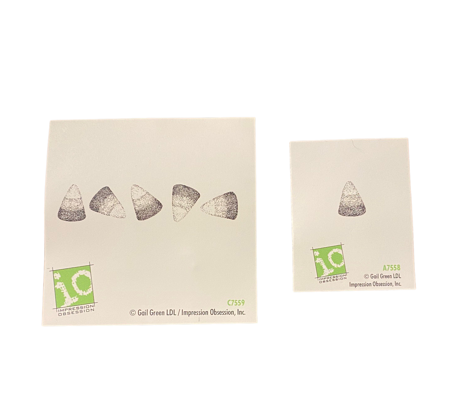 Impression Obsession - Candy Corn Halloween Theme 2pc.