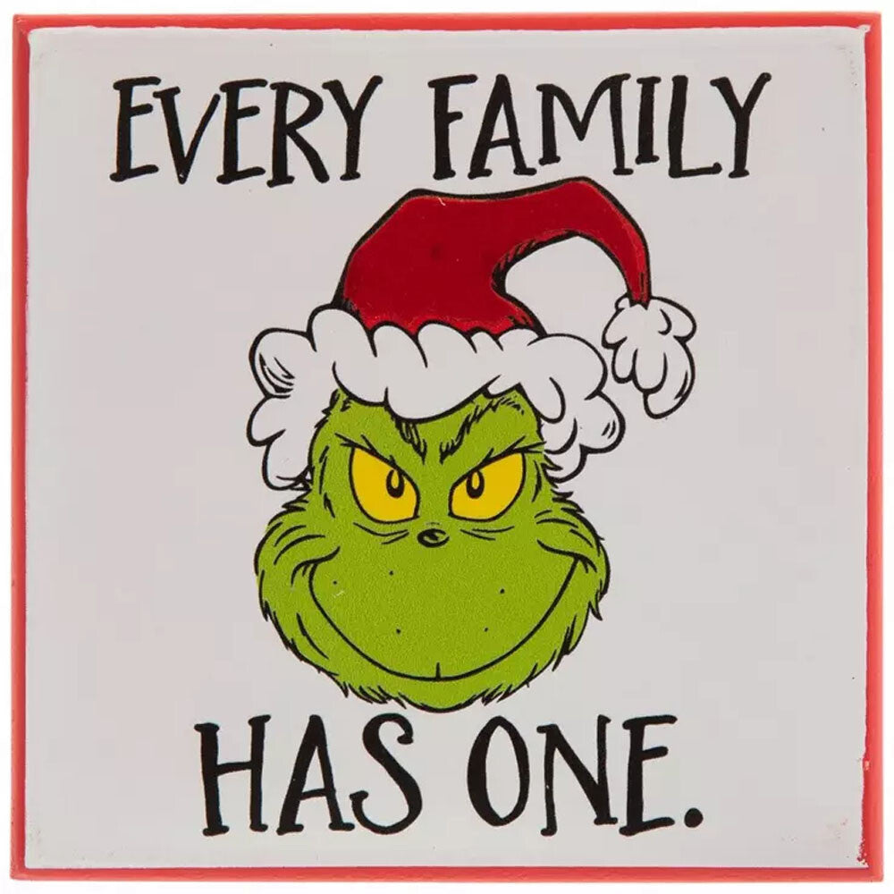 AGD Christmas Decor - Whimsy Green Monster Wood Gift Box Signs 2pc