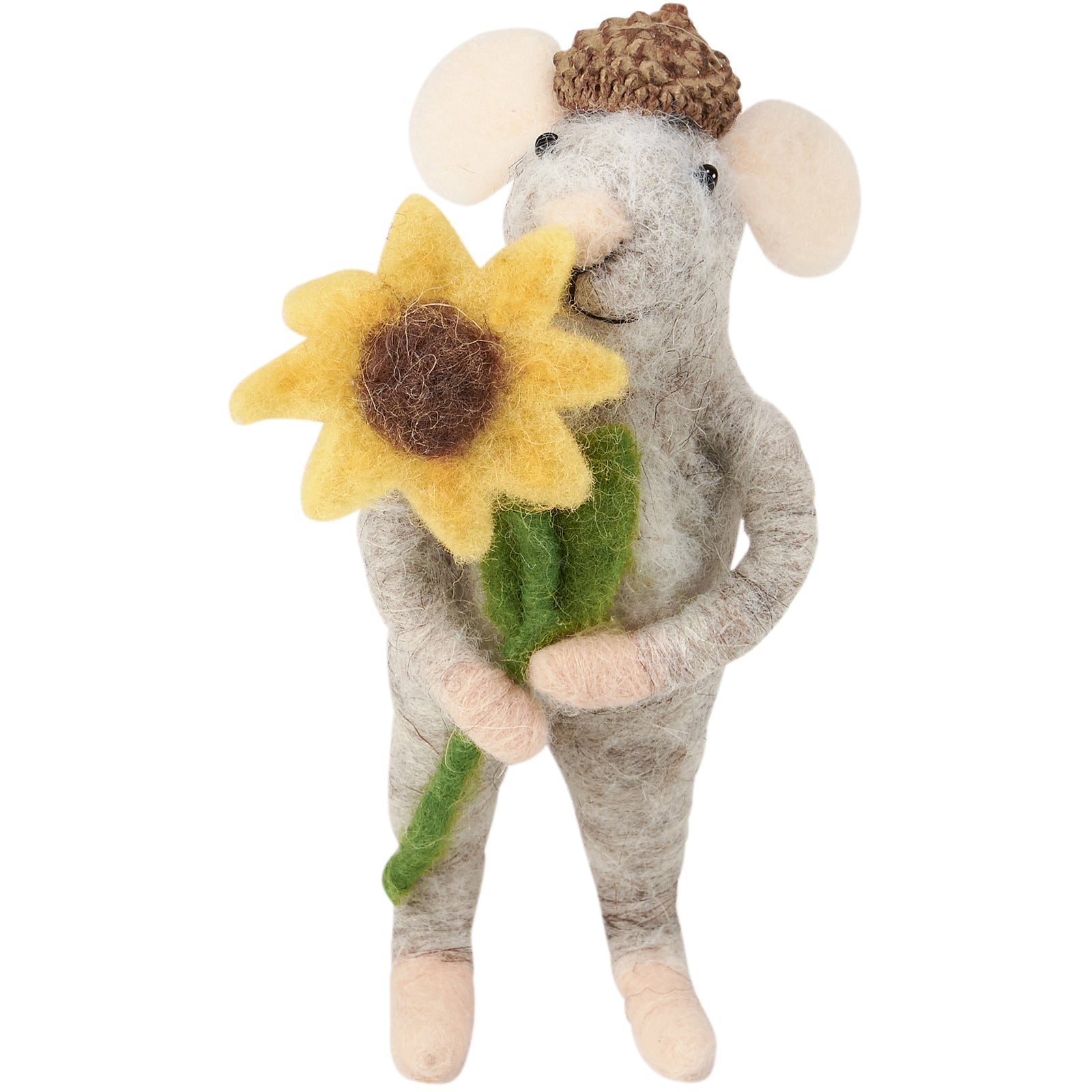 PBK Fall Decor - Sunflower Mouse Felt Felted Critter