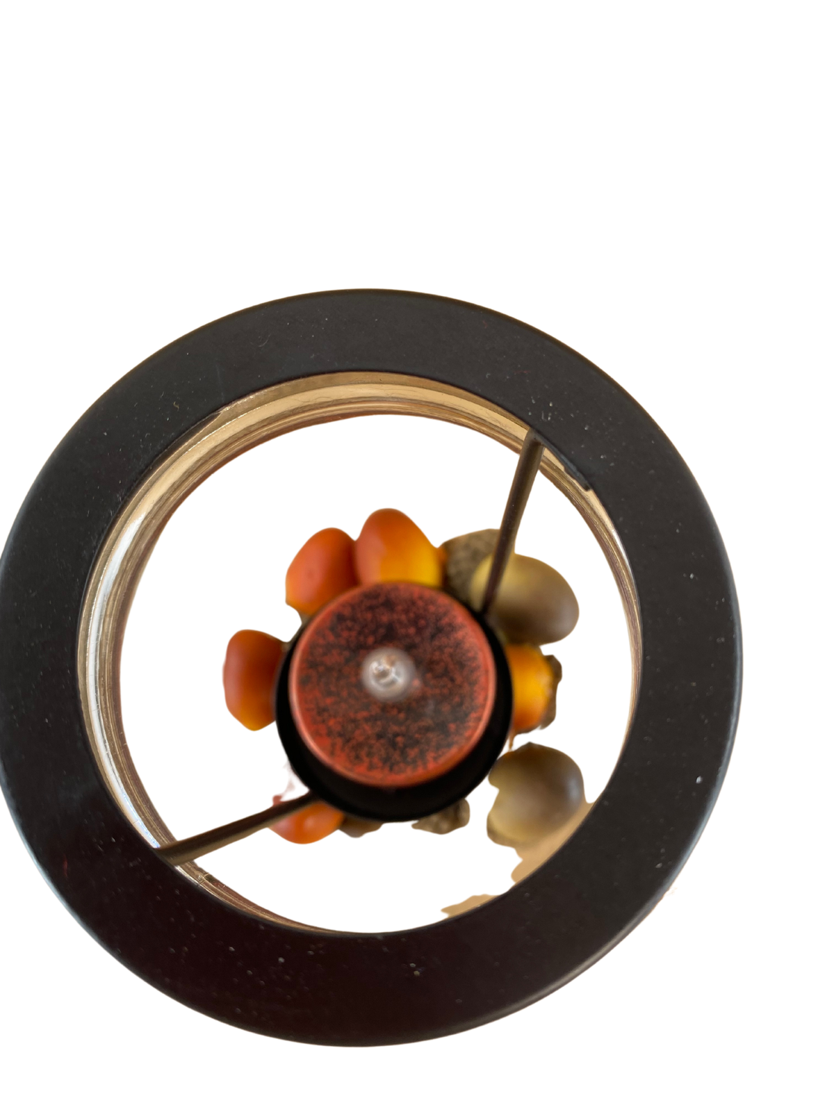 AGD Fall Decor - Prim Nuts About Fall Tealight Mason Jar Holder