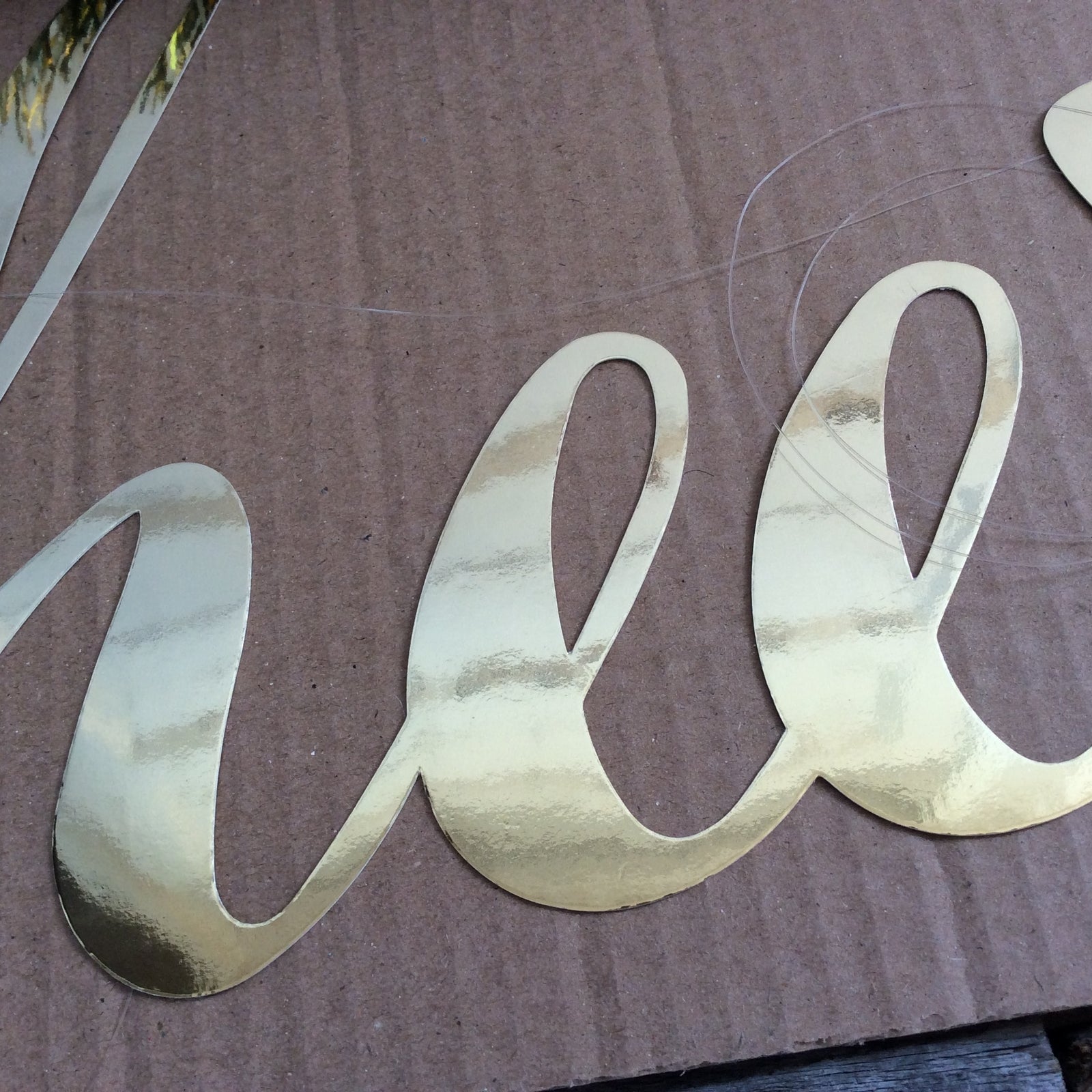 AGD New Years Eve Decor - Black Gold Tinsel with Cheers Sign Garland 12ft