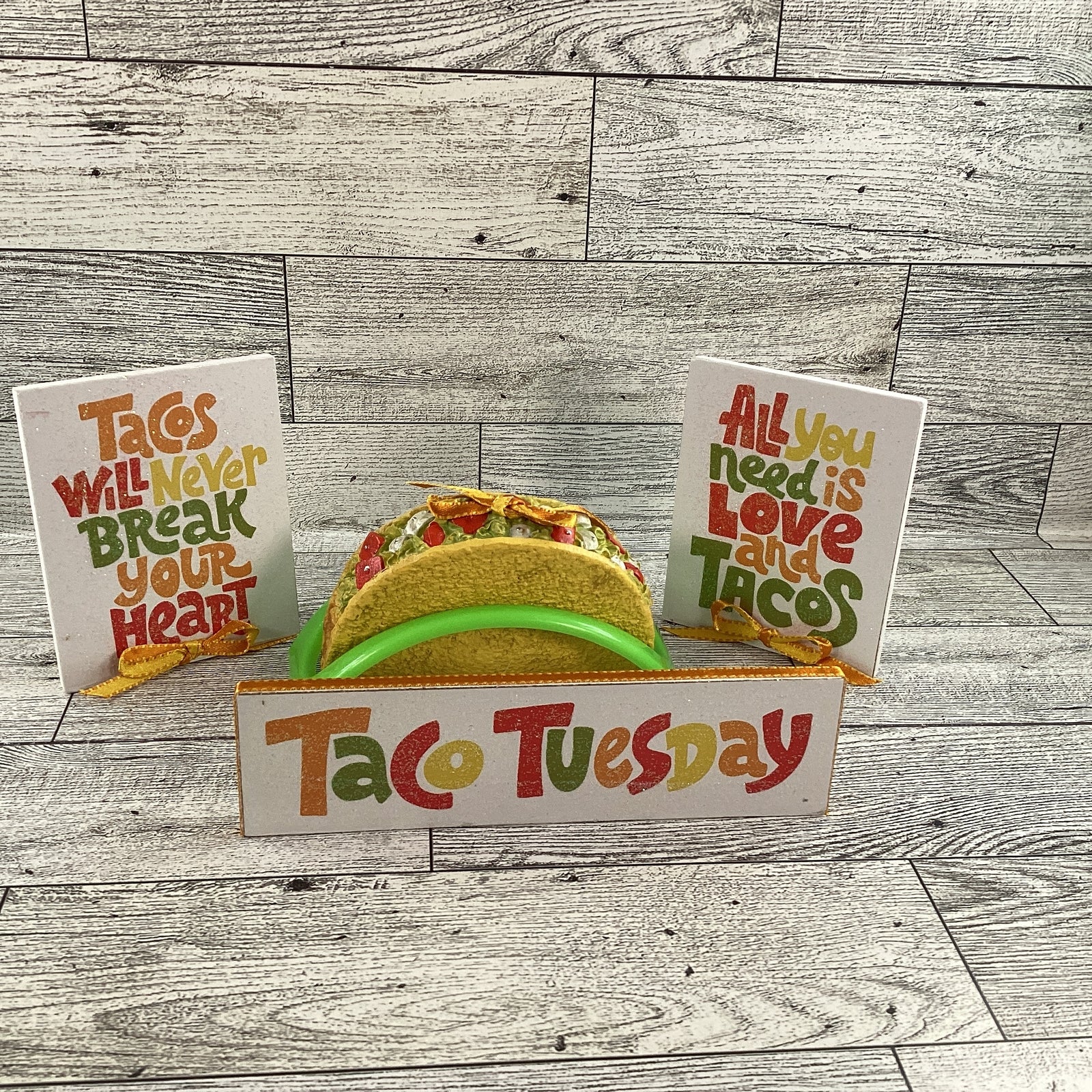 AGD Cinco De Mayo Decor - Taco Theme Tier Tray Decor 5pc Set