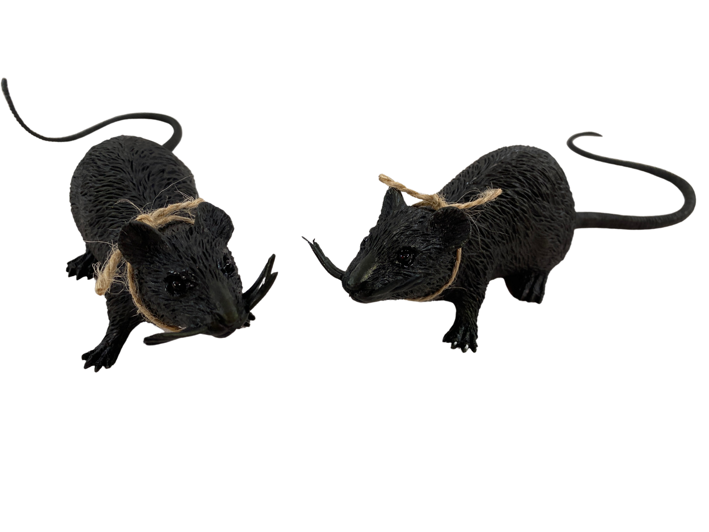 AGD Halloween Decor - Black Realistic Mice Good to Eat Sign 7pc Set