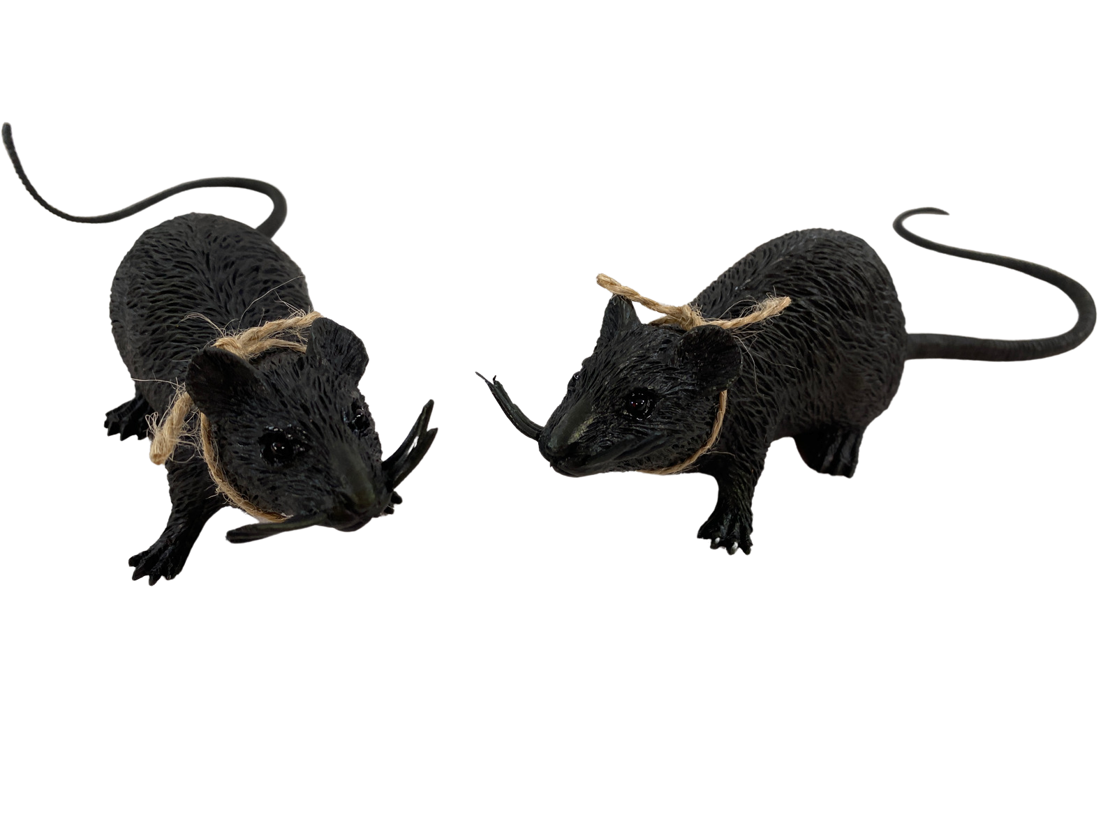 AGD Halloween Decor - Black Realistic Mice Good to Eat Sign 7pc Set