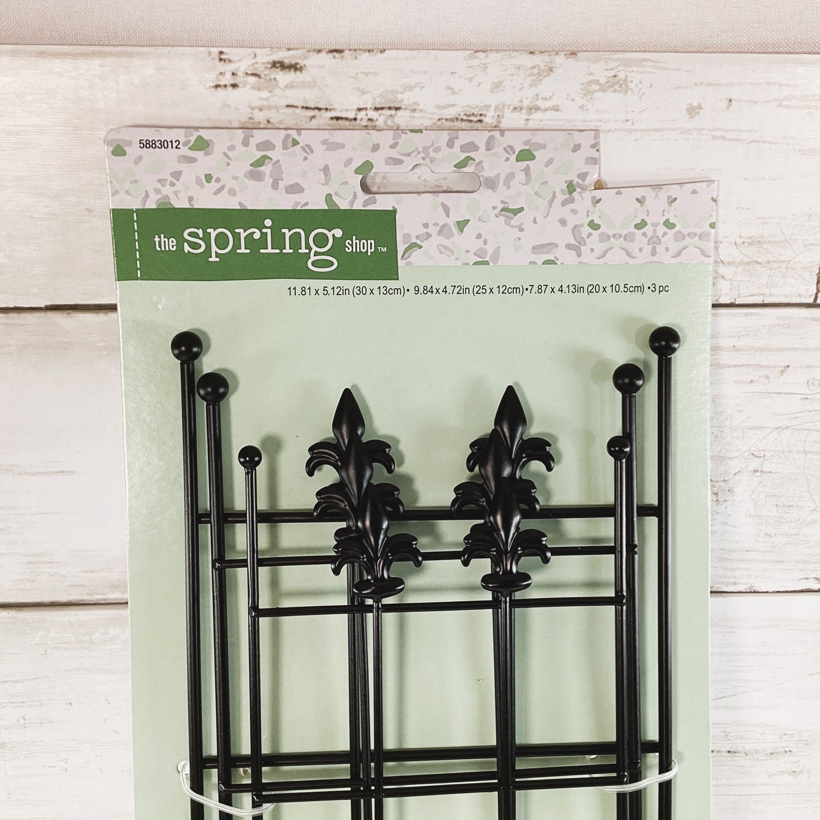 HL Spring Decor - Mini Garden Metal Trellis 3pc Set