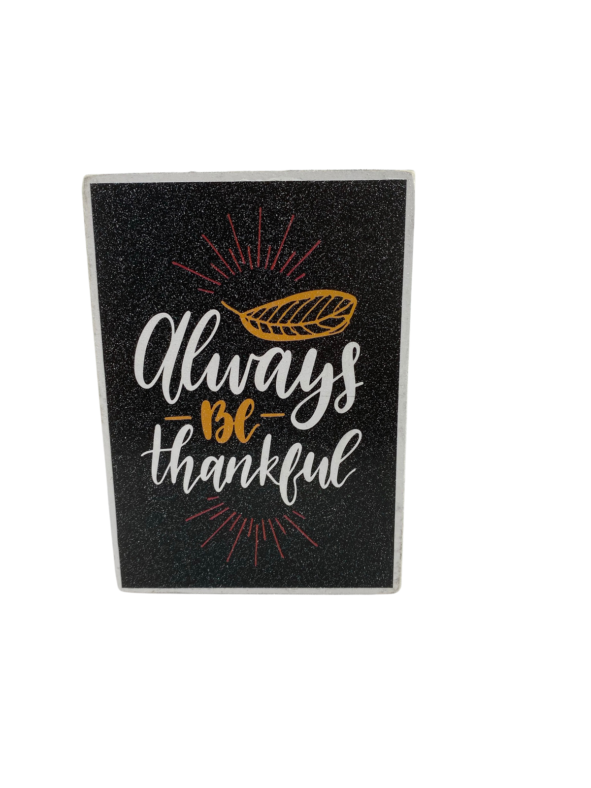 AGD Fall Decor - Always Thankful Happy Thanksgiving Reversible Box Signs 2pc