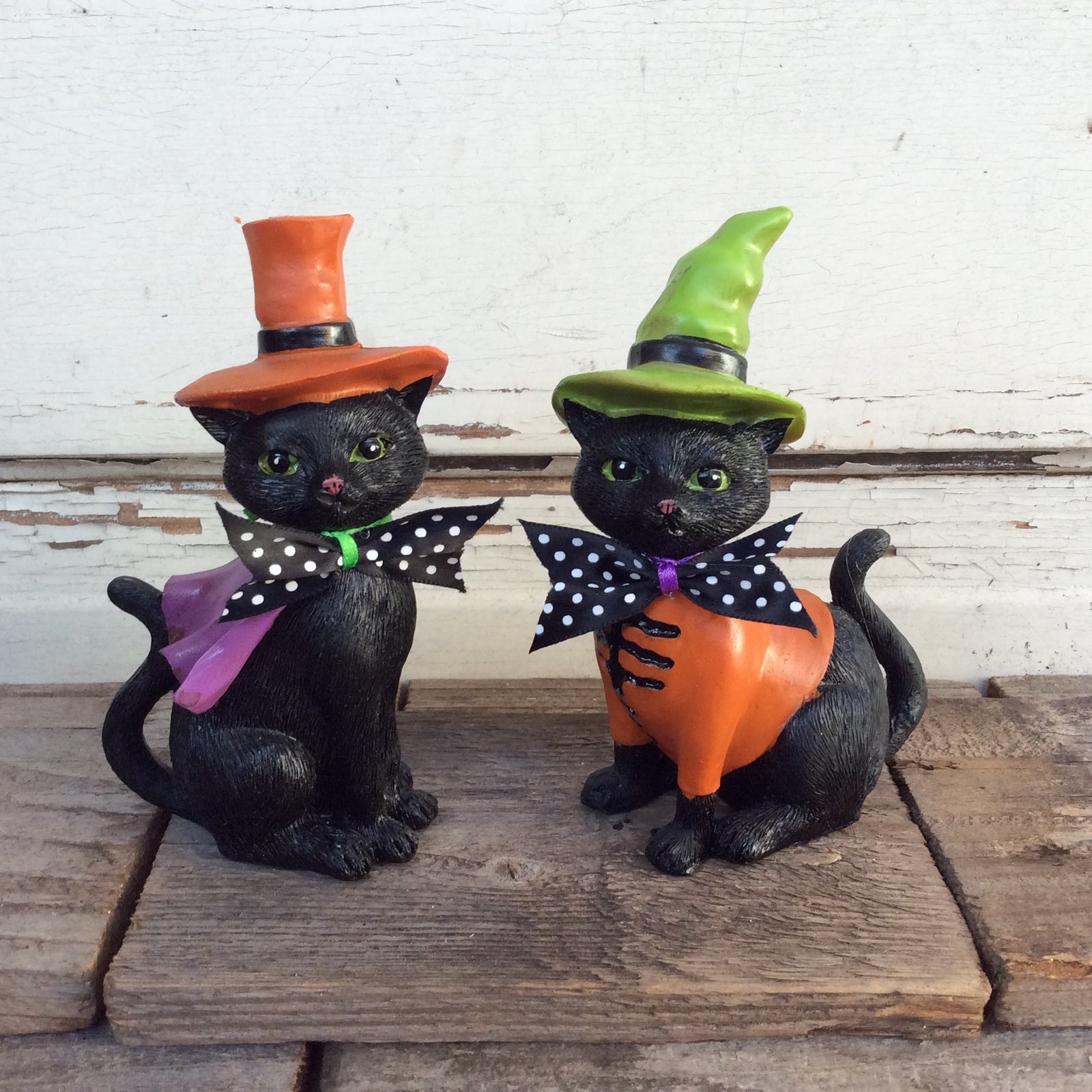 AGD Halloween Decor - Cat to be Kitten Box Sign Figurines 3 pc Set