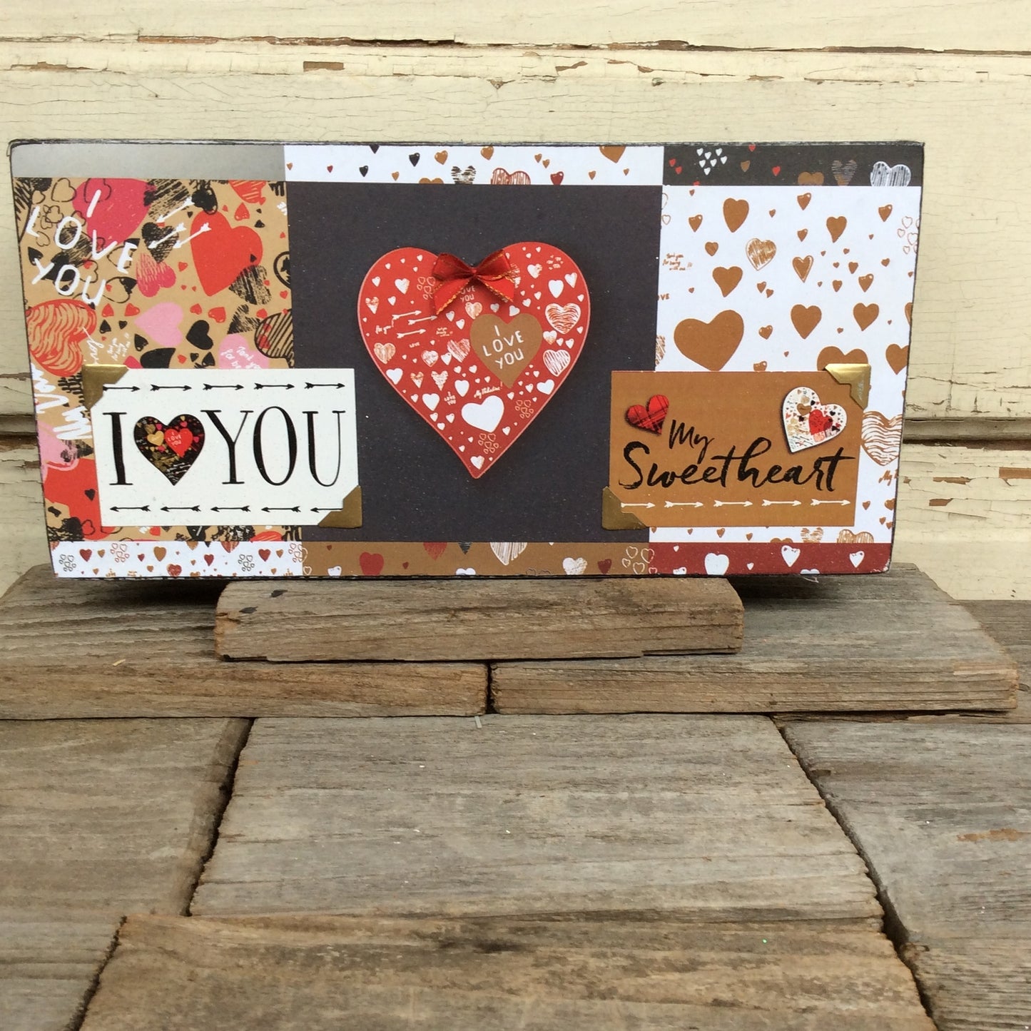 AGD Valentines Decor - I Love You My Sweetheart Box Sign