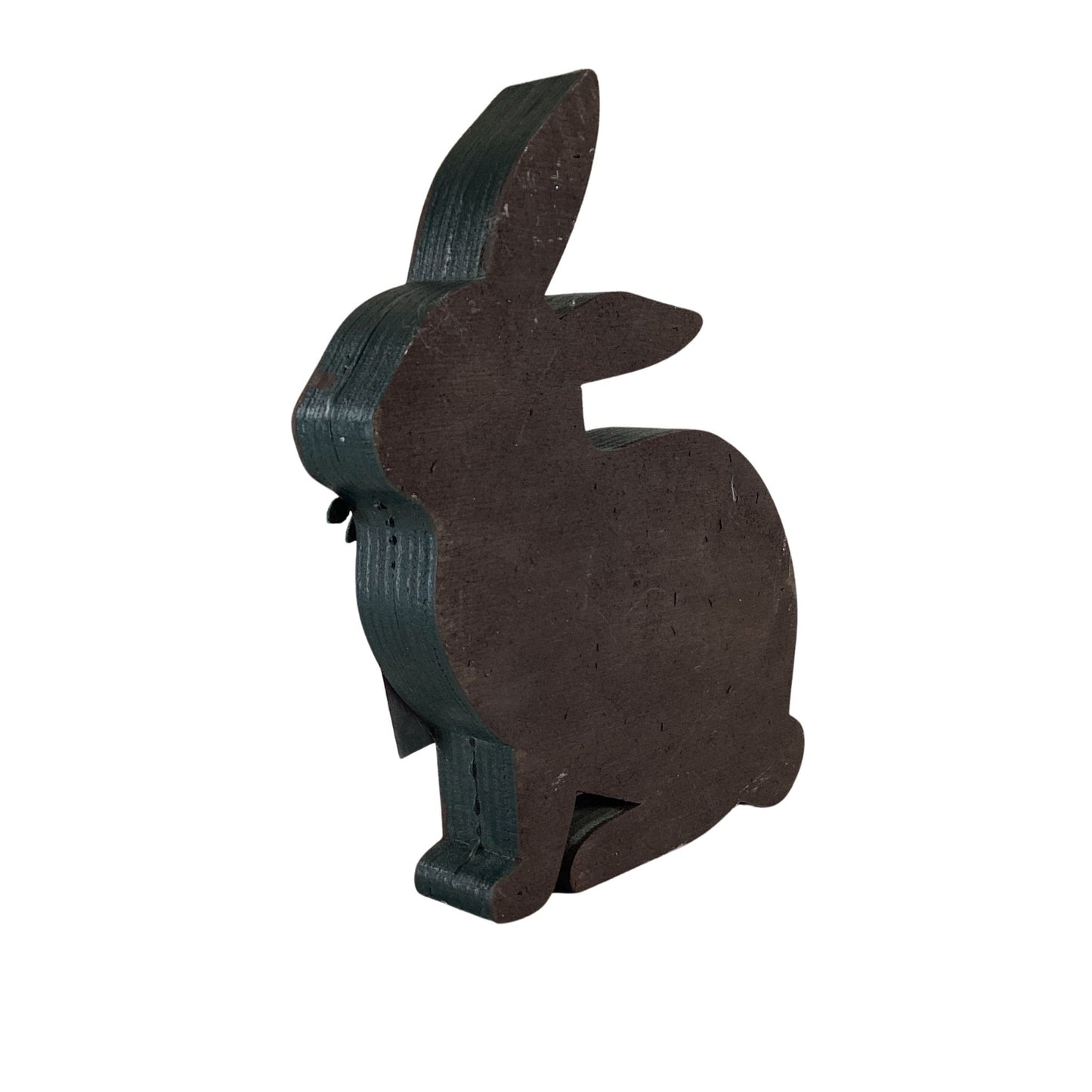 AGD Easter Decor - MDF Chunky Chocolate Bunny Beware Sitter
