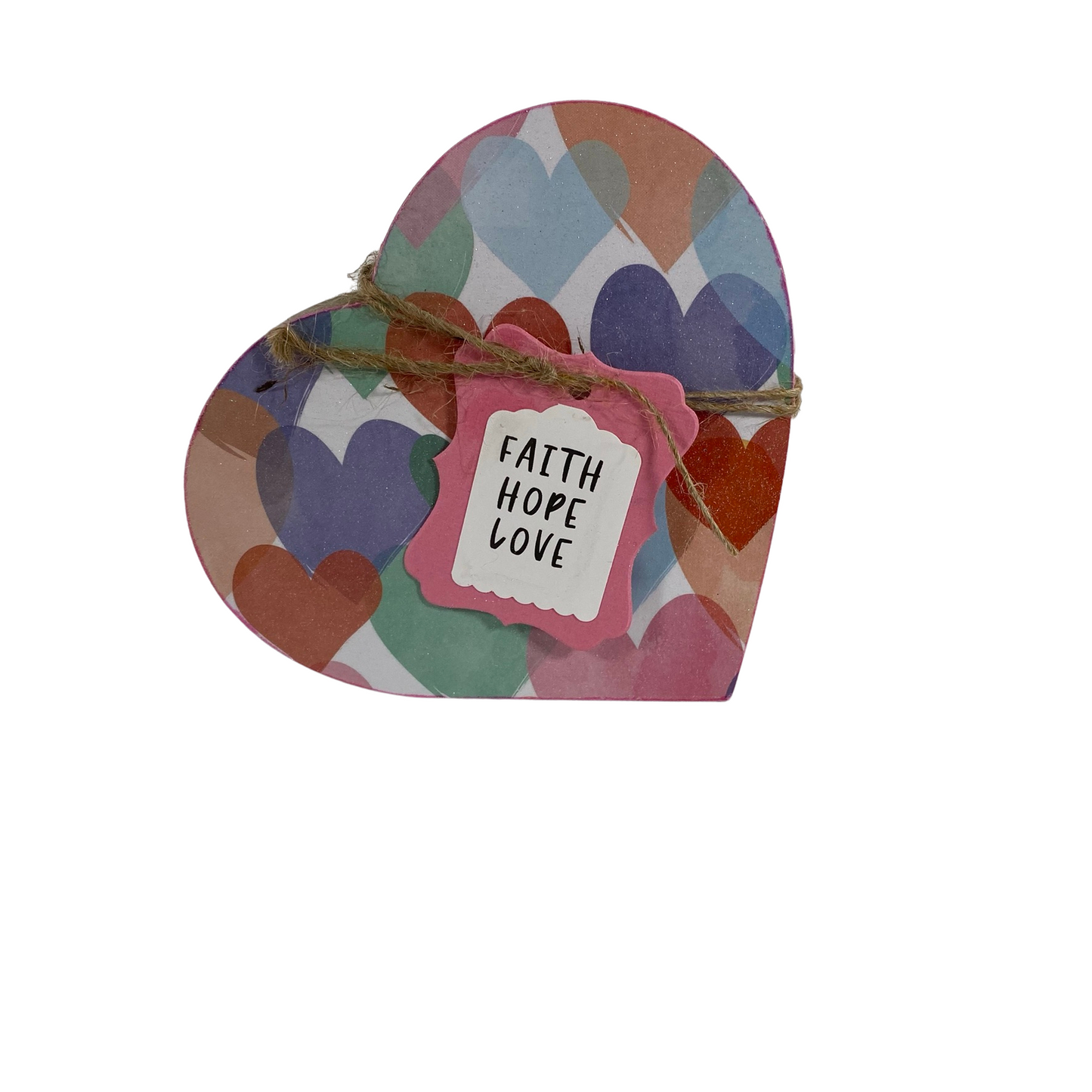 AGD Valentines Decor - Chunky Heart and Ceramic Light Up Truck 2pc