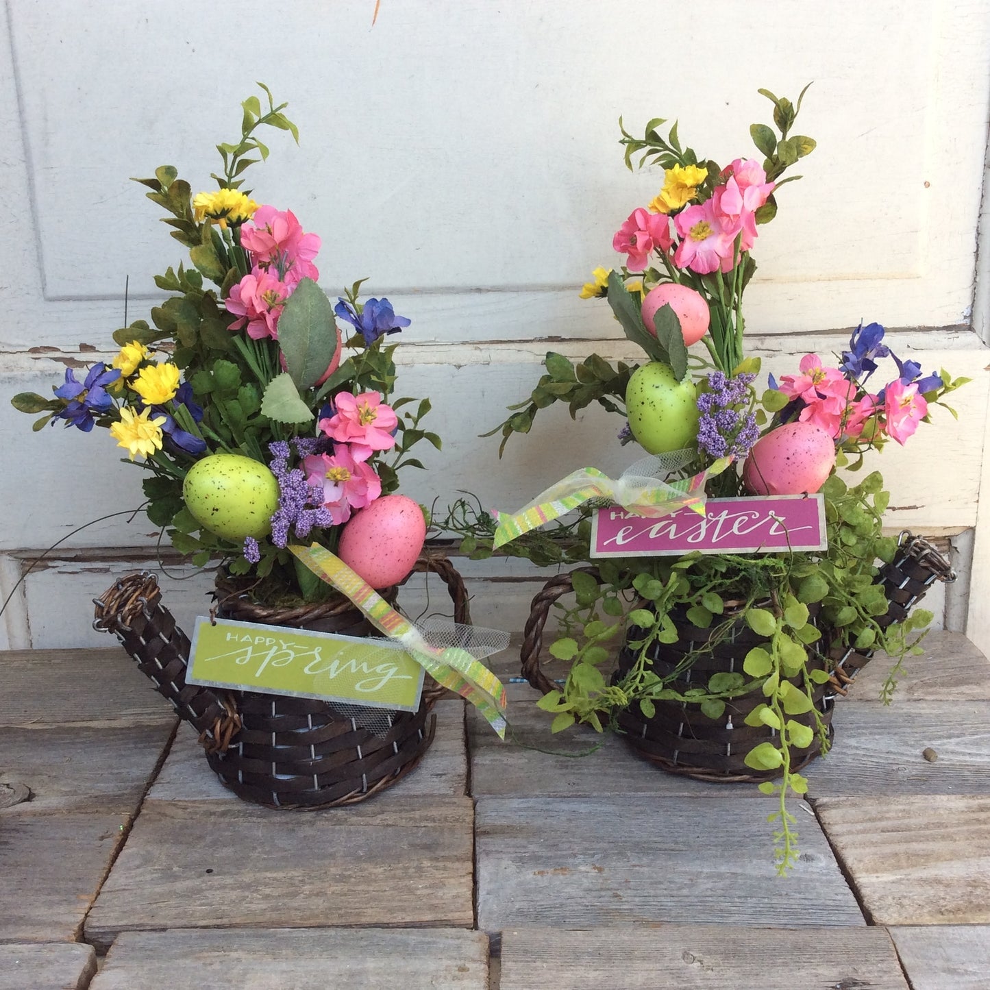 AGD Easter Decor –  Happy Easter Welcome Spring Floral Display