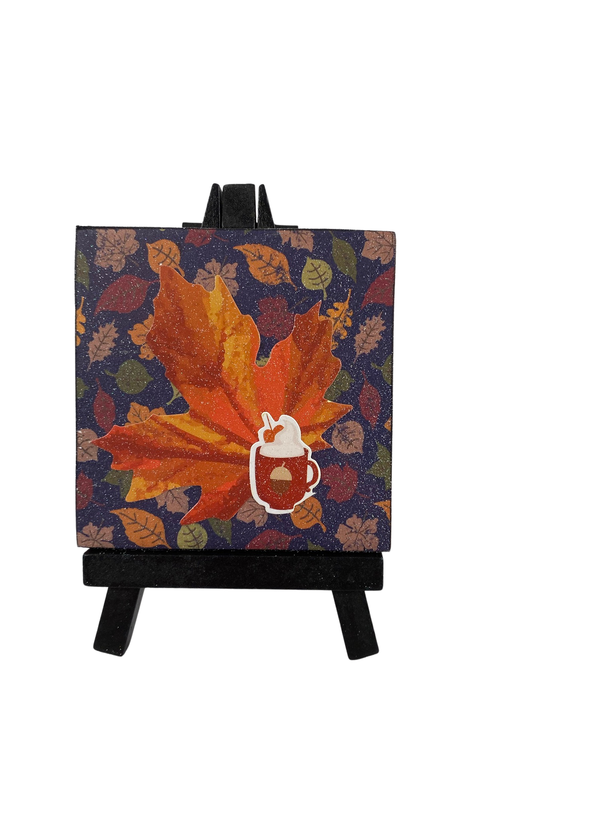 AGD Fall Decor - Thanks A Latte Reversible Easel Sign