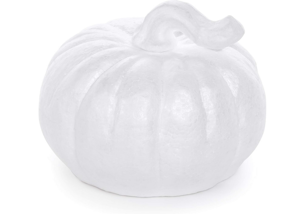 DARICE White, Durafoam Pumpkin, 6.75 inches