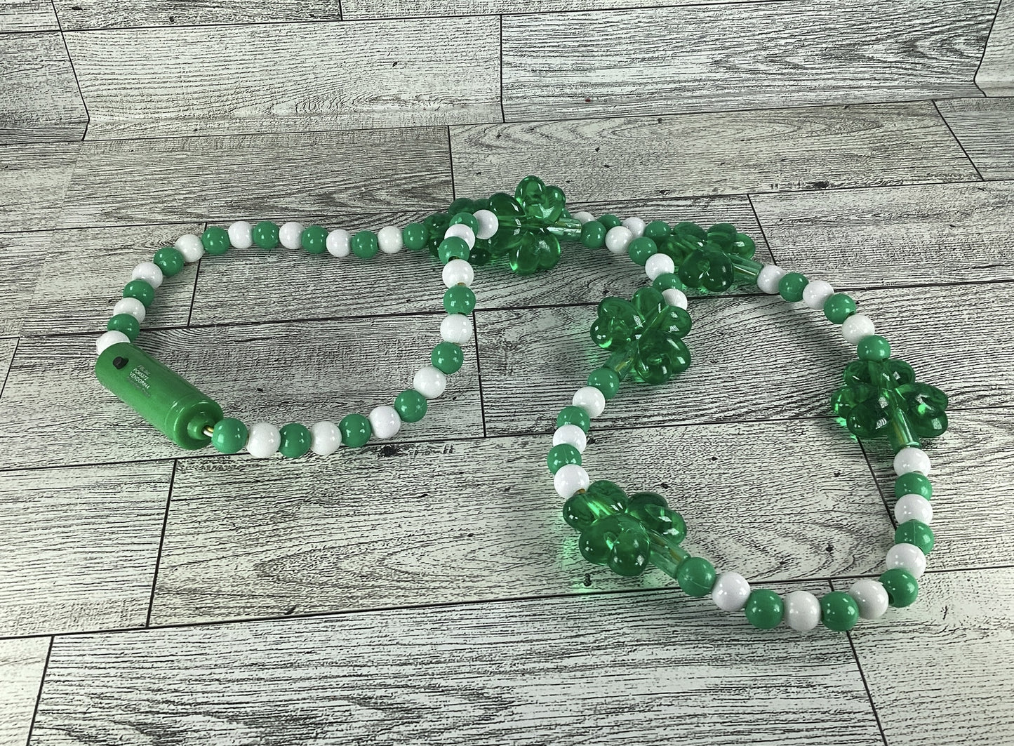 St Patricks Day Party Costume - Jumbo Flashing Lights Glasses Necklaces 10sets