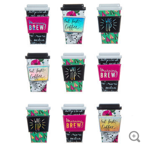 HL Craft Supply - Coffee Themed Puffy Stickers Bulk 3 Sets