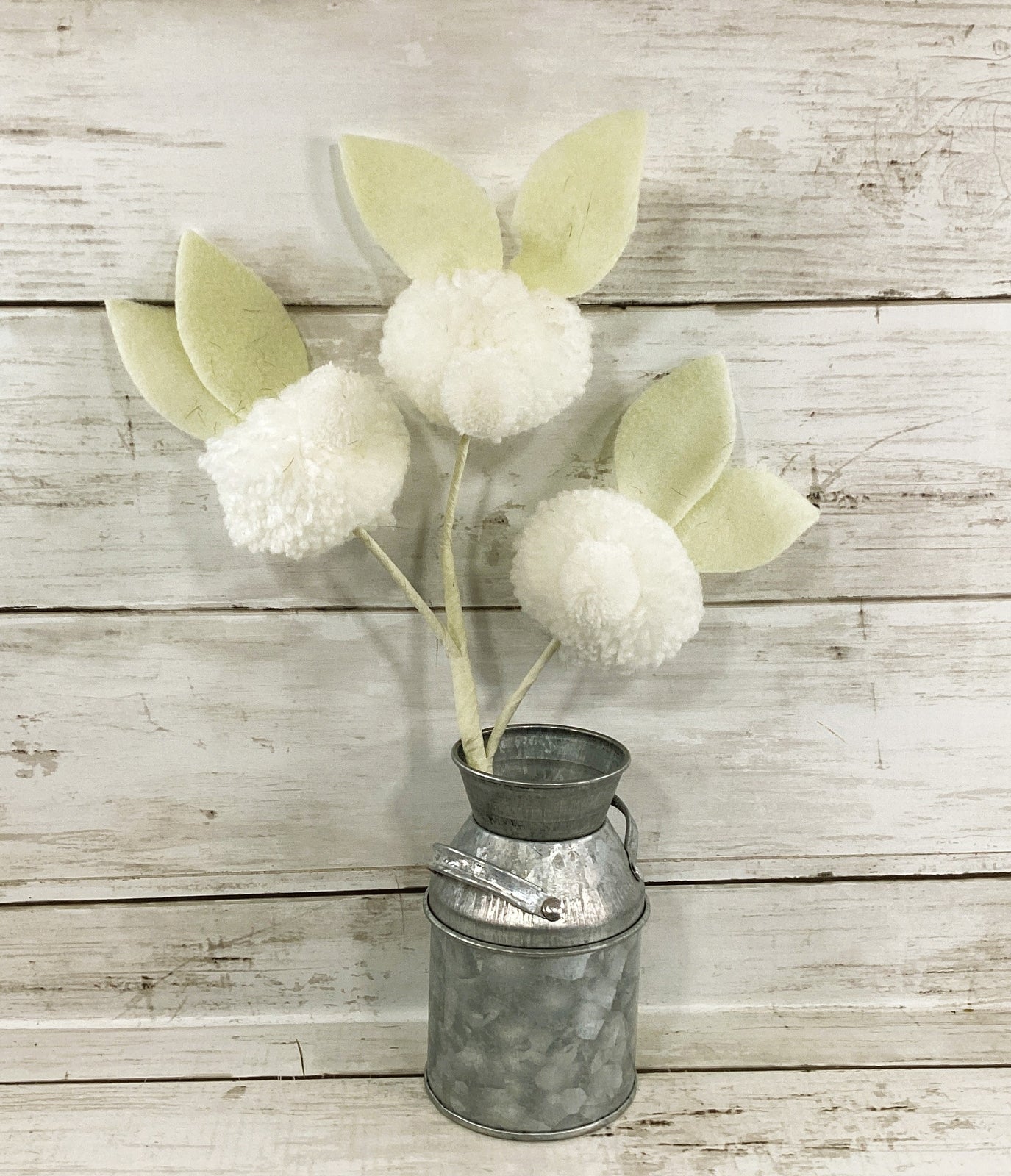 Darice Easter Craft Supply - White Pom Pom Bunny Head Pick