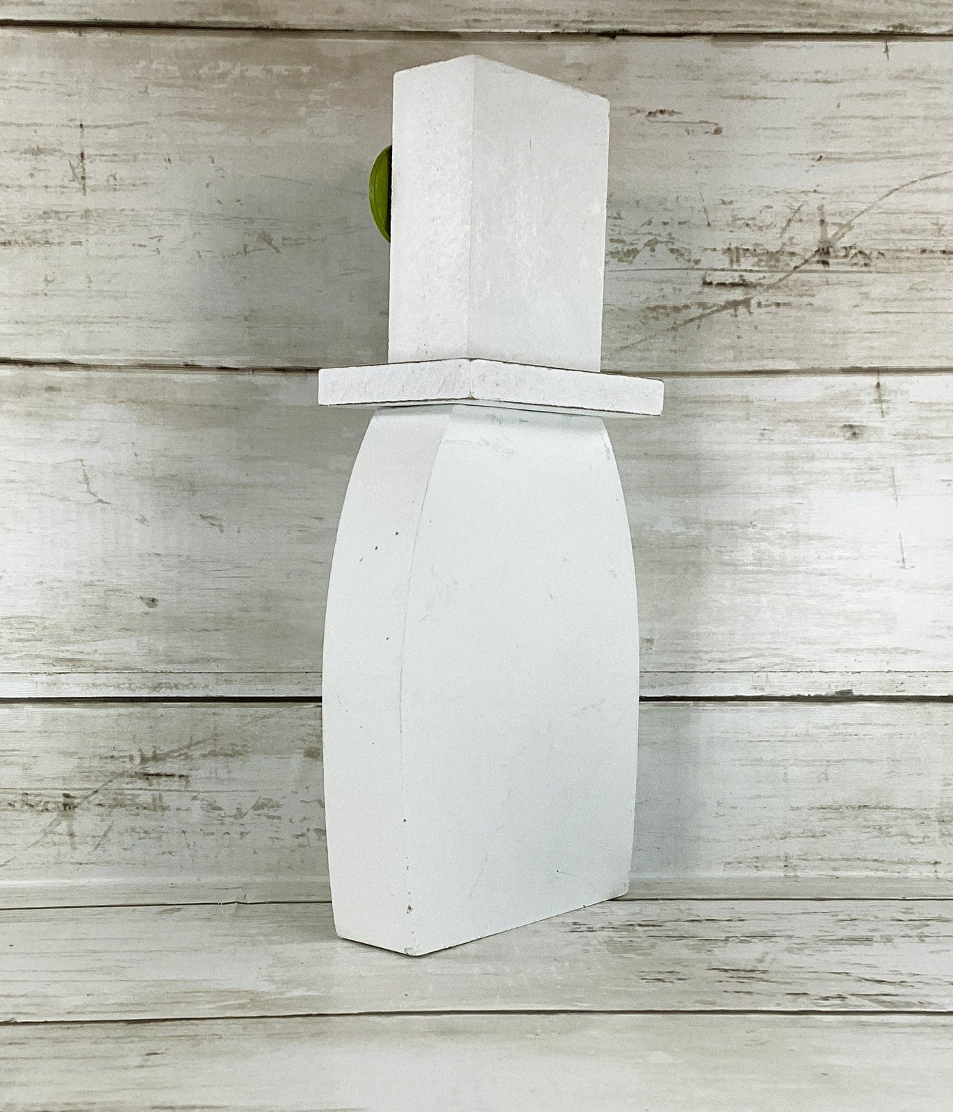 AGD Saint Patrick Decor - Chunky Wood Leprechaun Gnome Tophat Sitter