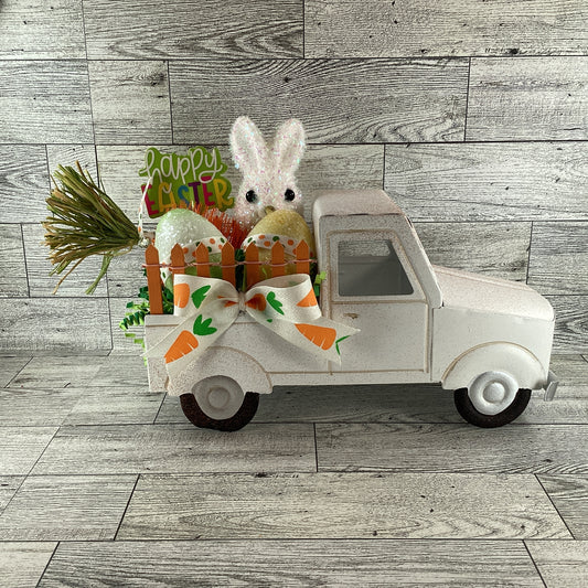 AGD Easter Decor - Vintage Metal Truck Filled Centerpiece