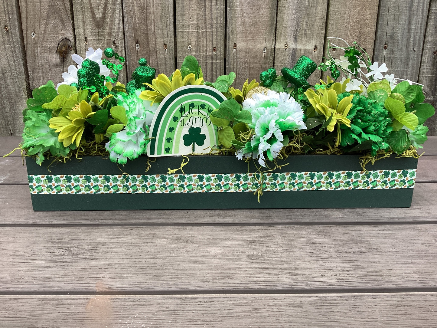 AGD Saint Patrick's Decor -  Shamrock Clover Flower Floral Display