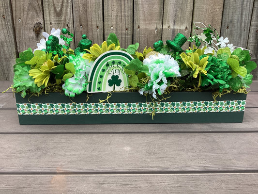AGD Saint Patrick's Decor -  Shamrock Clover Flower Floral Display