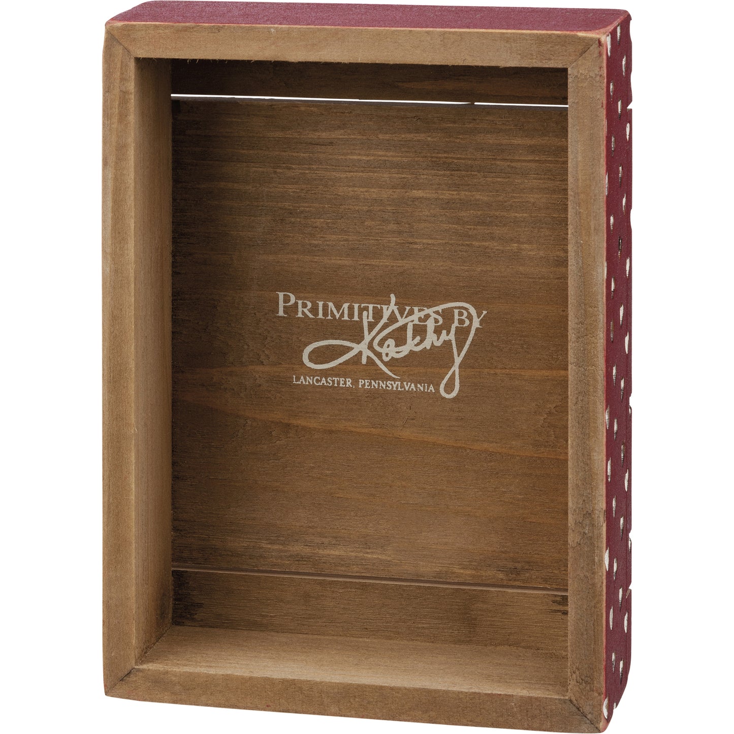 PBK Valentines Decor - First and Last On My Mind Debossed Box Sign