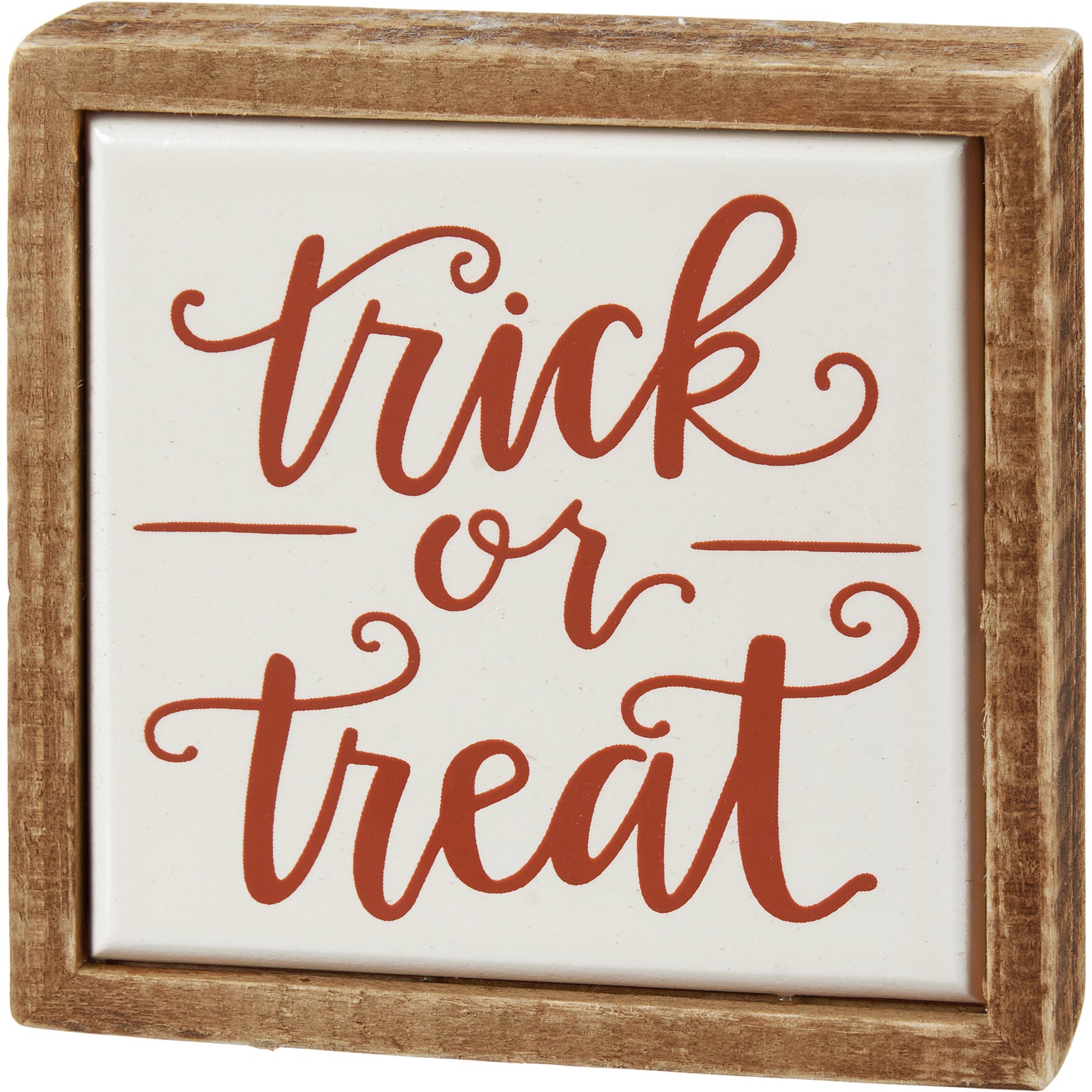 PBK Halloween Decor - Trick or Treat Mini Tier Tray Sign
