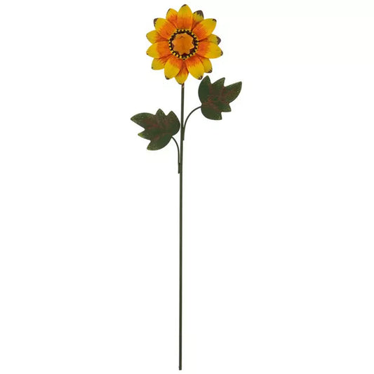 HL Fall Decor - Harvest Sunflower Metal Plant Pick
